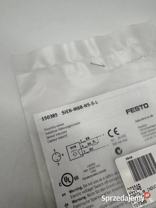 Festo SIENM8BNSSL 150385 Wyłącznik zbliżeniowy Warszawa