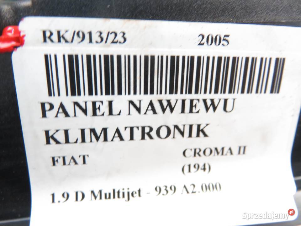 KLIMATRONIK FIAT CROMA II 735398760 sprzedam