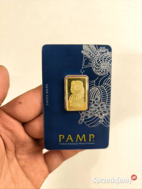 Sztabka złota 10g PAMP Wieluń sprzedam