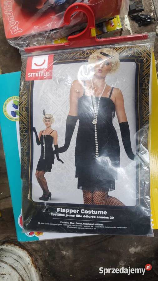 Strój Lata 20 30 40 20 Flapper Gangsterka Dama Pozostałe Książ Wielkopolski sprzedam