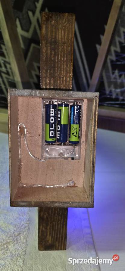 choinka drewniana led święta Warszawa