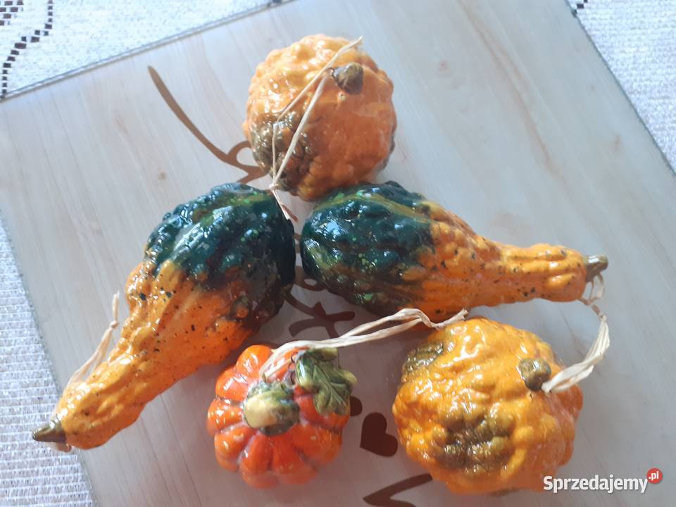 zawieszki ceramiczne dynie warzywa pomorskie Gdańsk