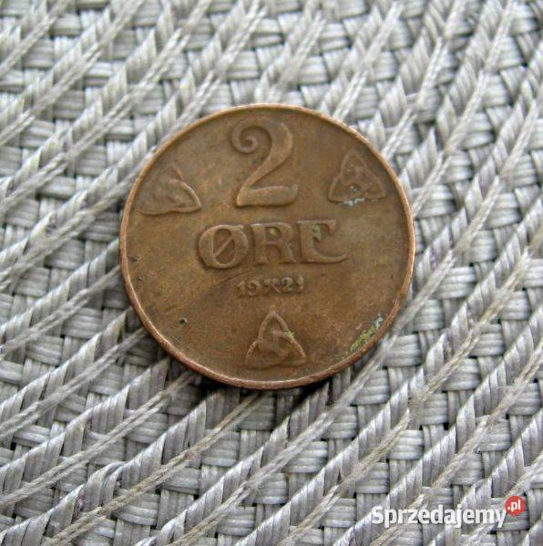 Norwegia 2 Ore 1921r Kalisz