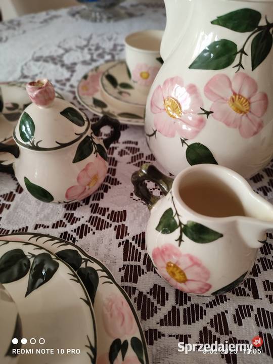 Wild Rose Willeroy Boch serwis na 6 osob beżowy Serwisy