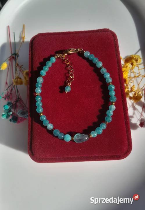 Zestaw z kamienia naturalnego Amazonit Kozienice