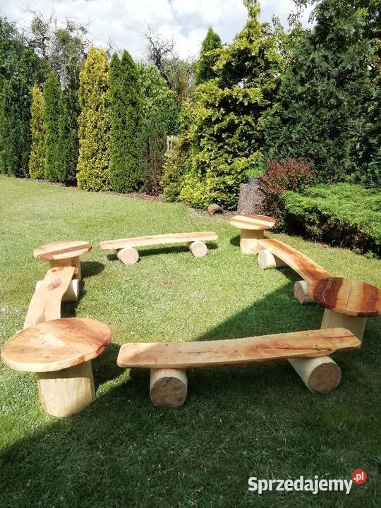 Meble ogrodowe drewno olchowe Katowice