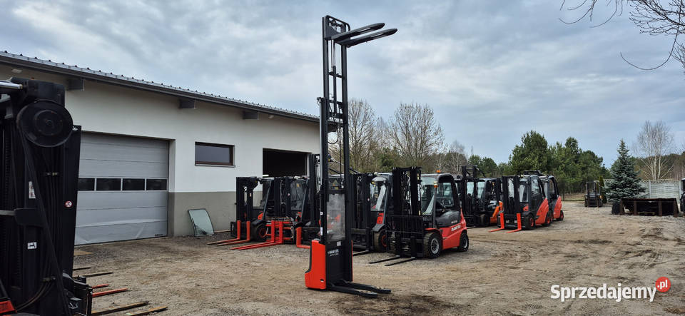 Elektryczny Paleciak Linde L10 2015 Triplex 445 Małkinia Górna
