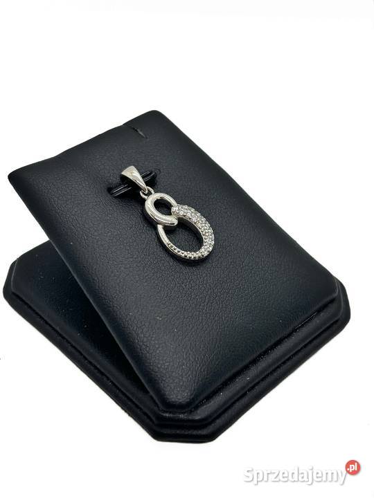 Nowa srebrna zawieszka pr 925 158g Cyrkonia srebro sprzedam