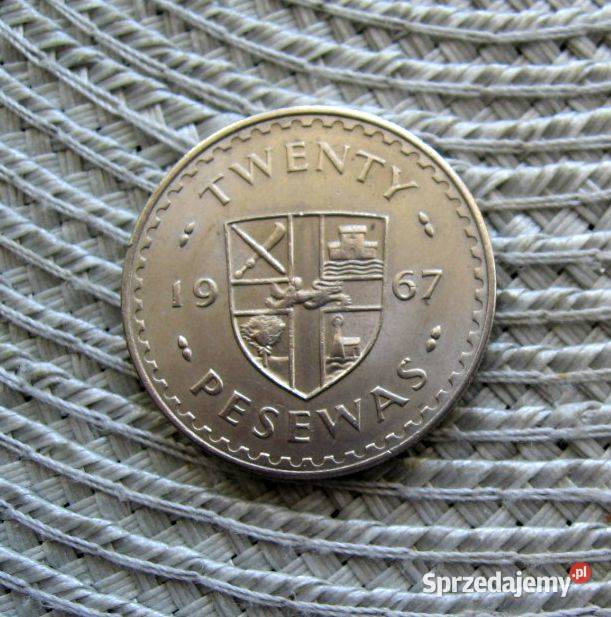 Ghana 20 Pesewas 1967t Kalisz
