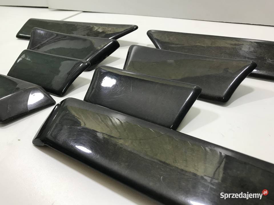 BMW e34 Czarne Drewno Dekory Boczków Drzwi Tapicerki samochodowe