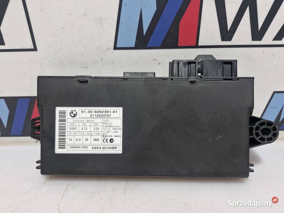 BMW E60 E61 MODUŁ STEROWNIK KOMFORTU 9262361 osobowe
