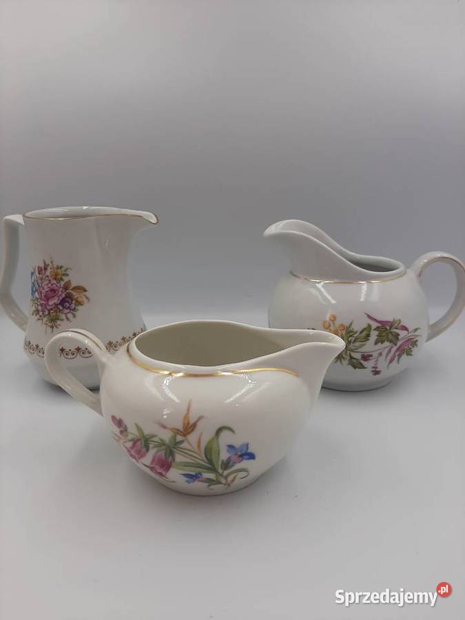 Porcelanowe mlecznikidzbanuszki niemieckie kujawsko-pomorskie