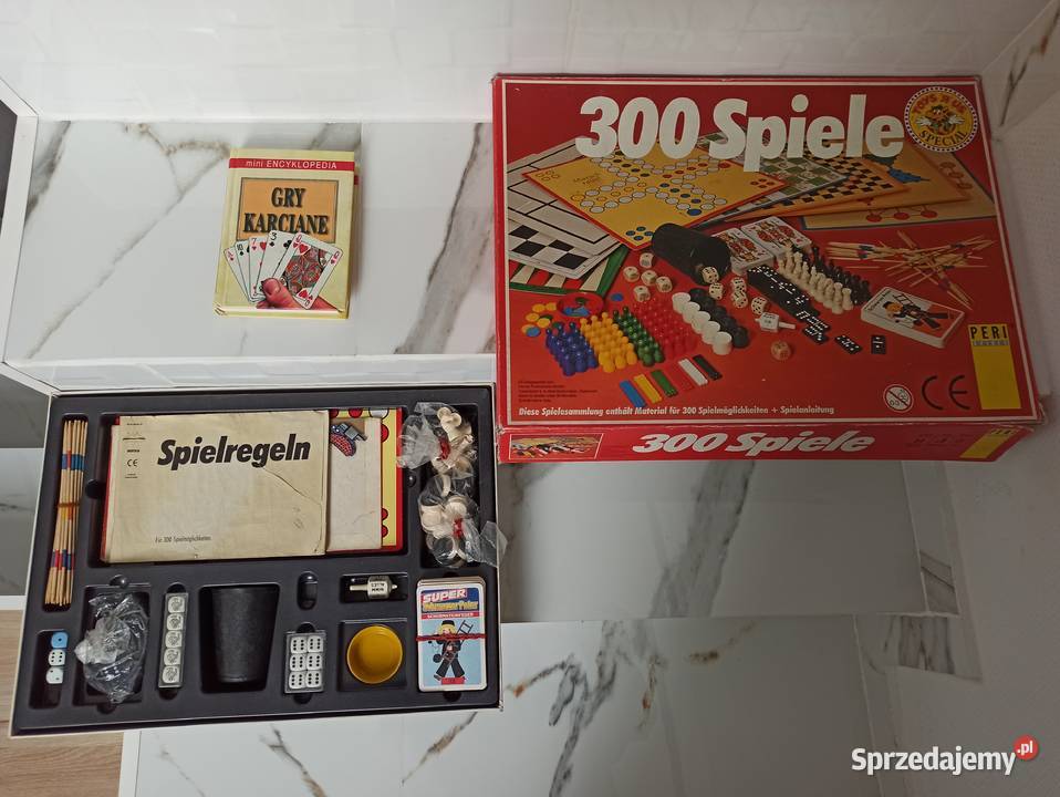 Zestaw 300 gier mini Encyklopedią Gry Karciane dolnośląskie Oława