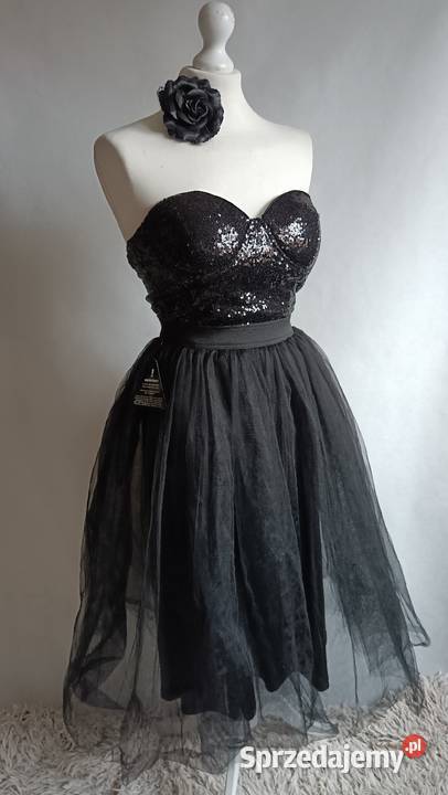 Luksusowa sukienka cekiny 34 36 podlaskie Białystok sprzedam