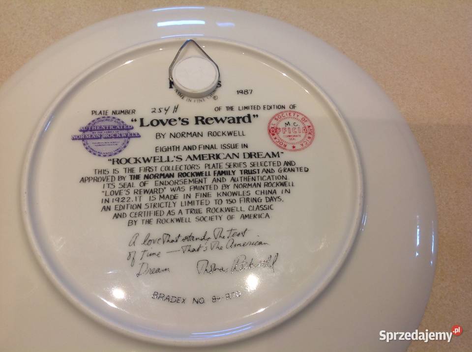 Talerz Porcelanowy Dekoracyjny By Norman Nowa Sól sprzedam