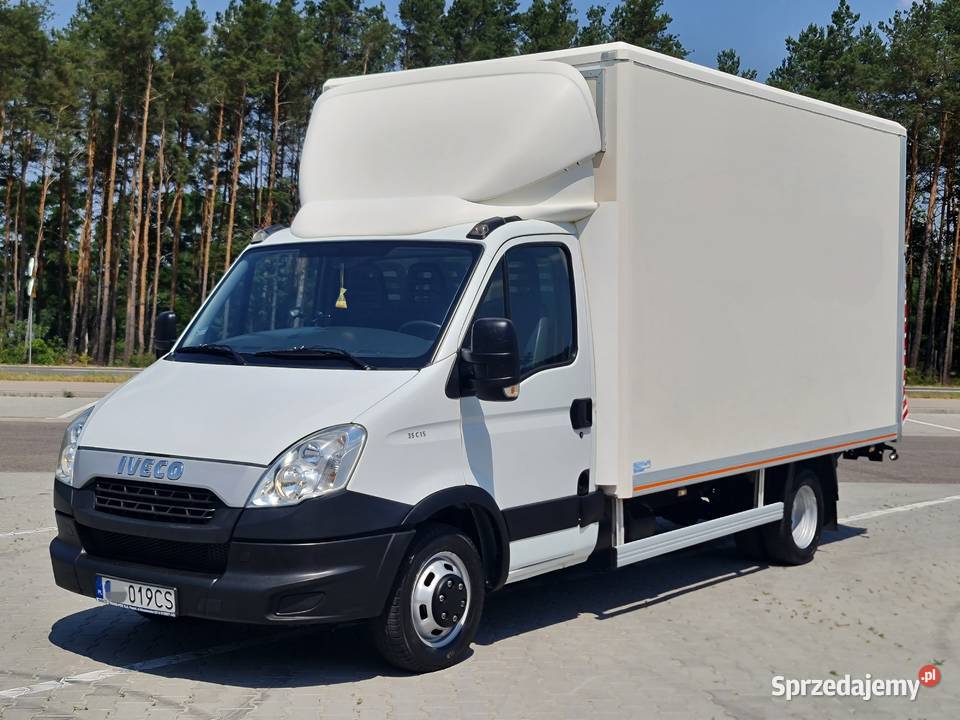 Iveco Daily 35C15 KONTENER 8 Palet WINDA 750 na drzwi odsuwane Iveco Daleszyce