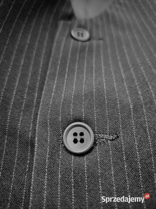 kamizelka do garnituru czarna w prążki rozmiar podkarpackie Krosno