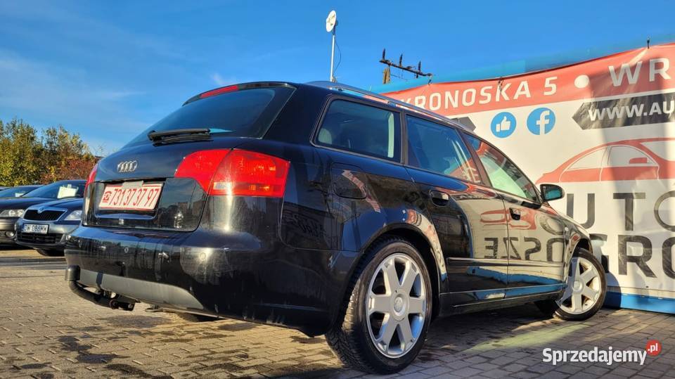 Audi A4 20 TDI HAK Klima Alufelgi Xenon Grzane Wrocław