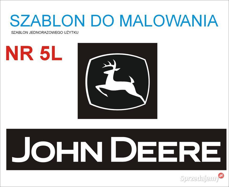 John Deere naklejki na traktor ciągnik Kraków