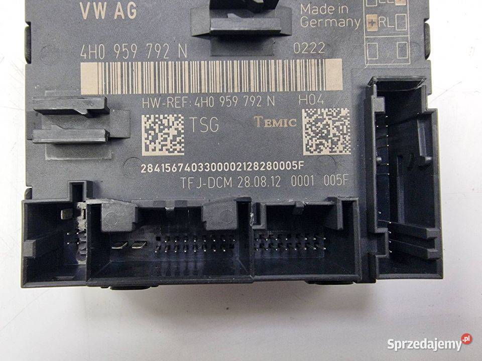 MODUŁ PORSCHE PANAMERA TURBO 970 DRZWI osobowe kujawsko-pomorskie Lipno