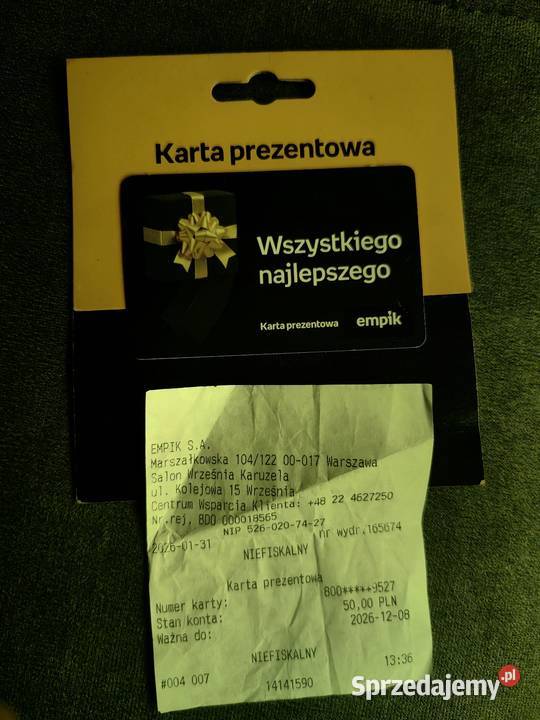 Karta Prezentowa Nowa Wieś Królewska