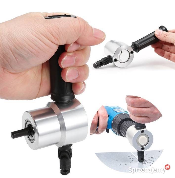 PRZYSTAWKA DO CIĘCIA BLACHY NOŻYCE NA WIERTARKĘ Pozostałe