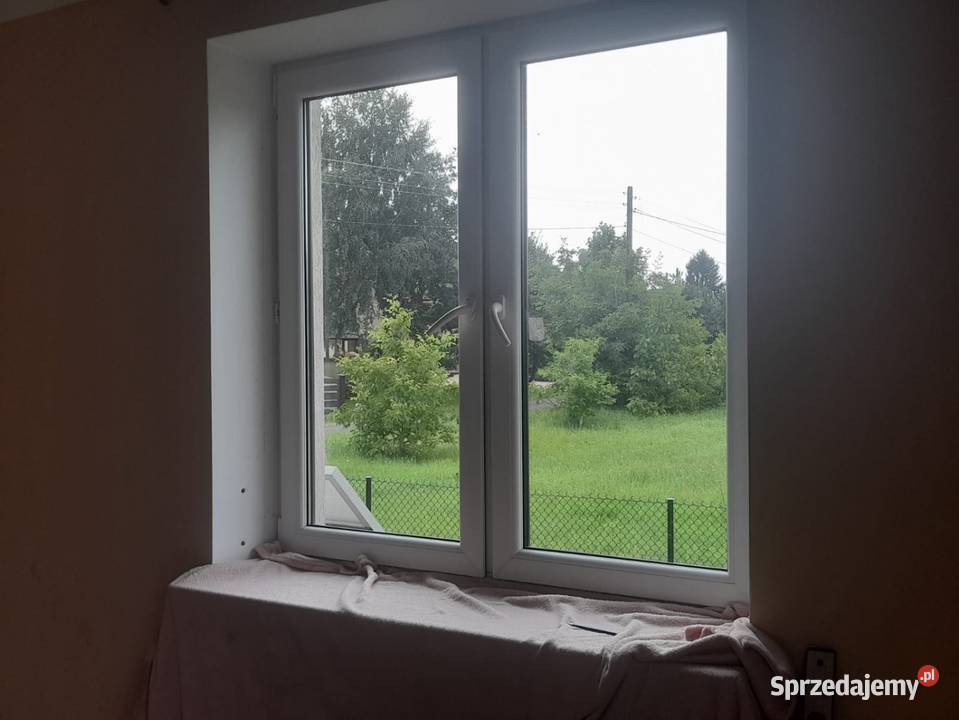 Okno z demontażu używane kolor orzech szerokie Wietlin Trzeci