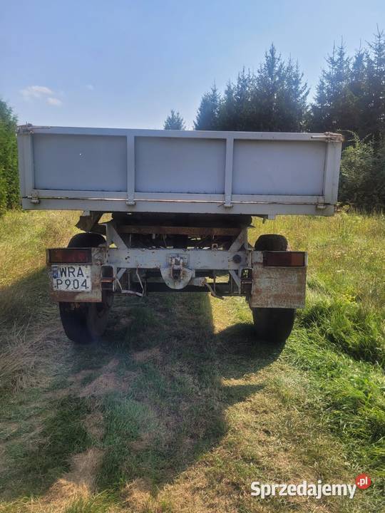 Przyczepa HL8011 rolnicza nieuszkodzony Białka