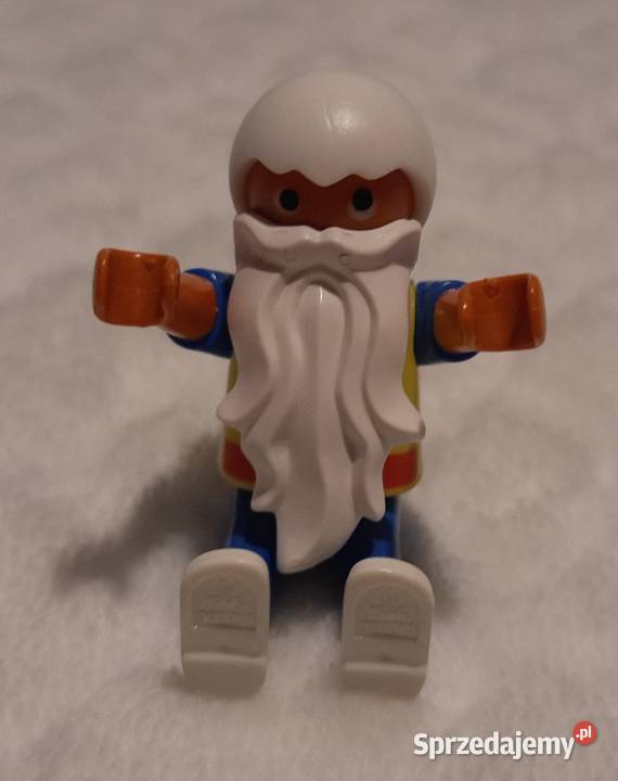Ludzik z białą brodą Playmobil Geobra 1995 52 Playmobil Czeladź