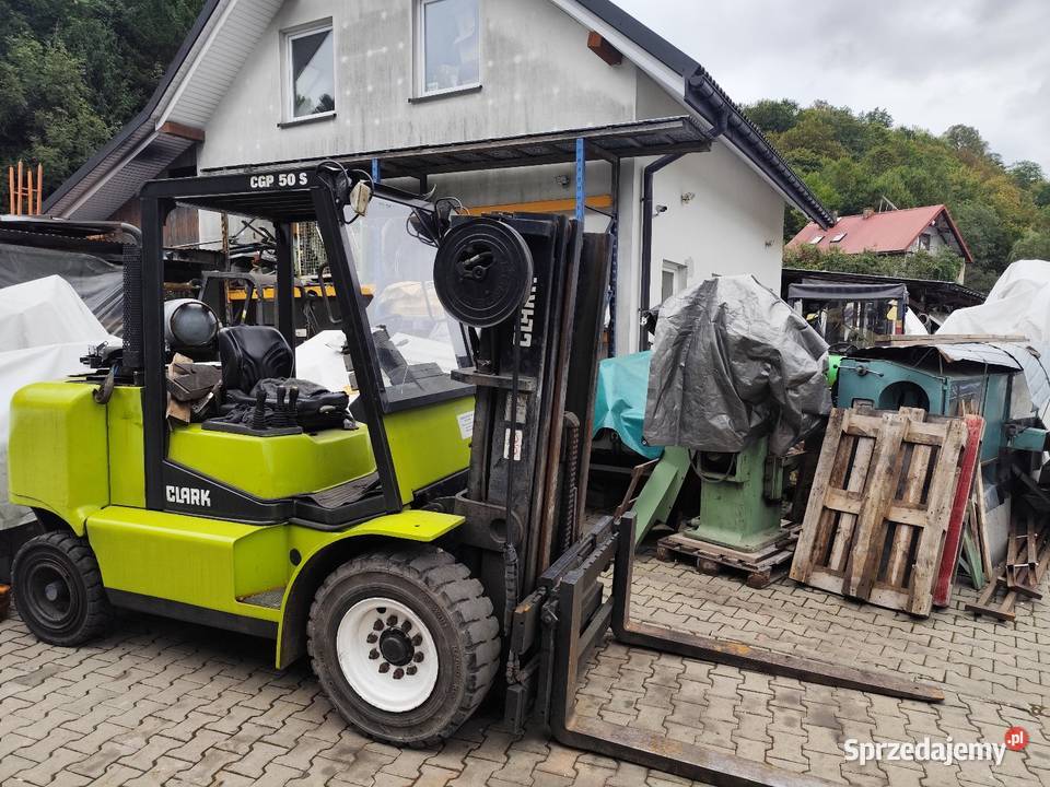 Wózek widłowy Clark LPG 5t i 4 t diesel Maków Podhalański