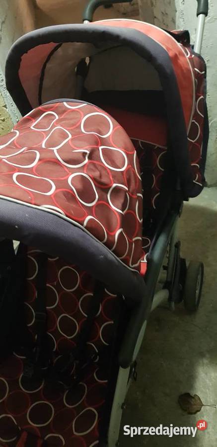 Wózek Bliżniaczy Chic 4 BABY DUO Stan Bliźniacze Gaj Oławski sprzedam