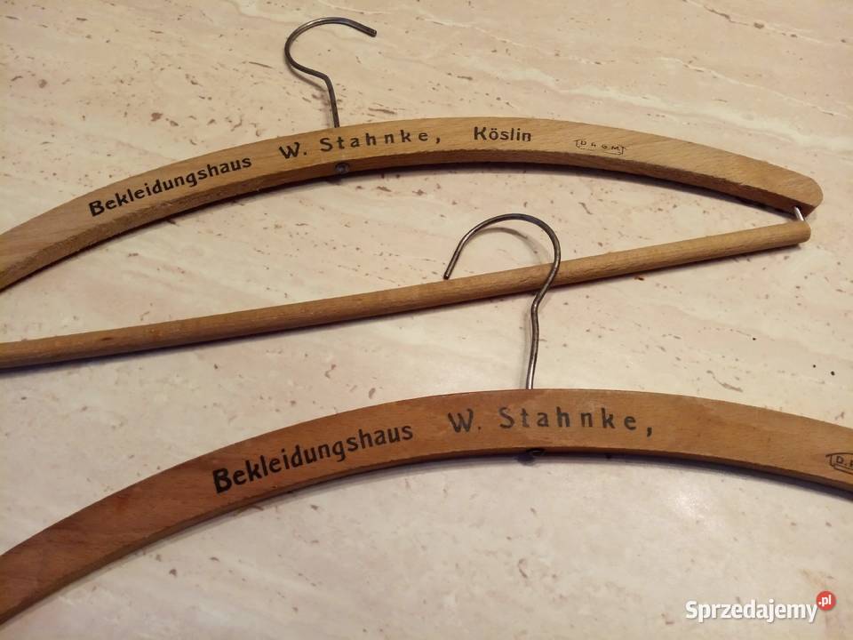 Stare drewniane wieszaki Nakło nad Notecią
