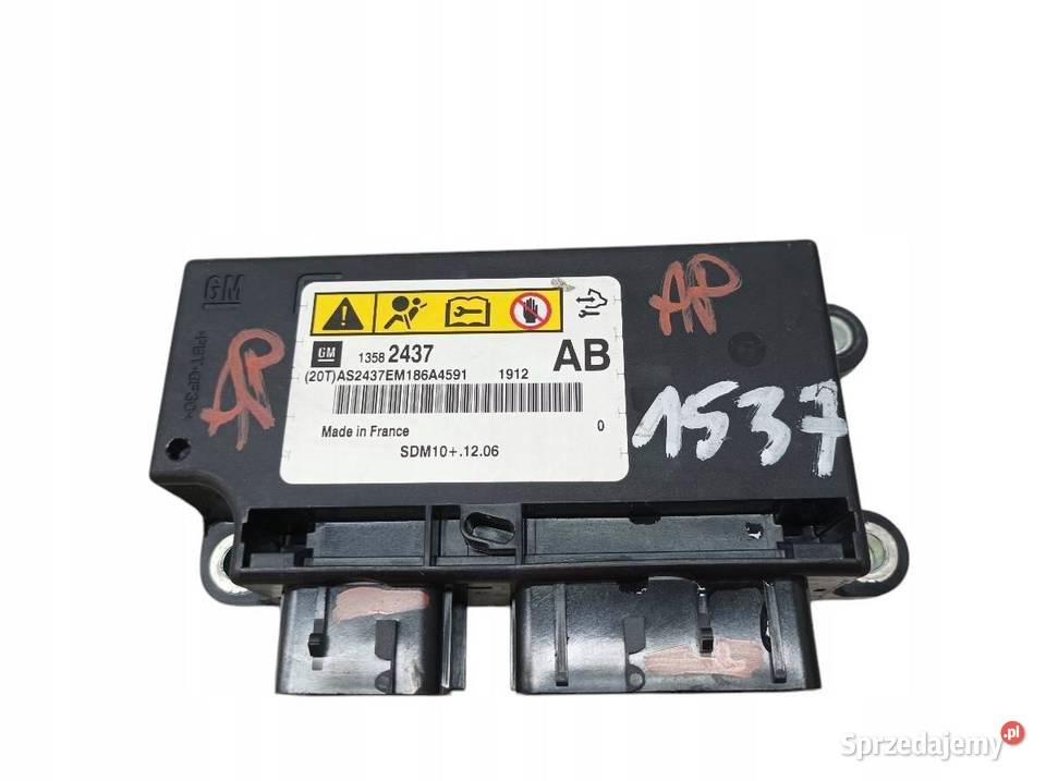 SENSOR AIRBAG 13582437 Opel Astra IV 2009 J Komputery