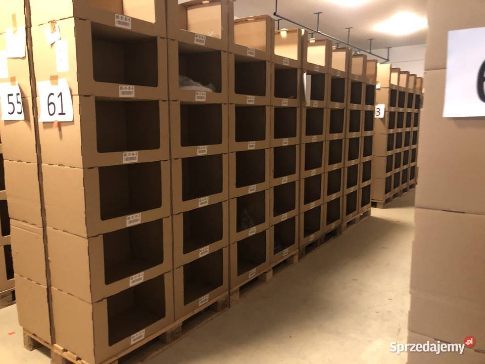 Ekologiczne kartonowe modułowe regały magazynowe Warszawa