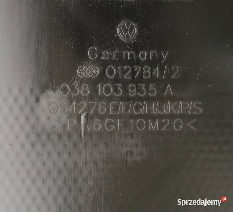 GÓRNA OSŁONA POKRYWA SILNIKA 19 TDI 90 VW GOLF Działoszyce