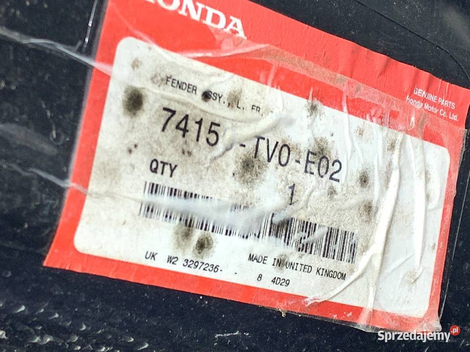 NADKOLE LEWY PRZÓD HONDA CIVIC IX Hatchback