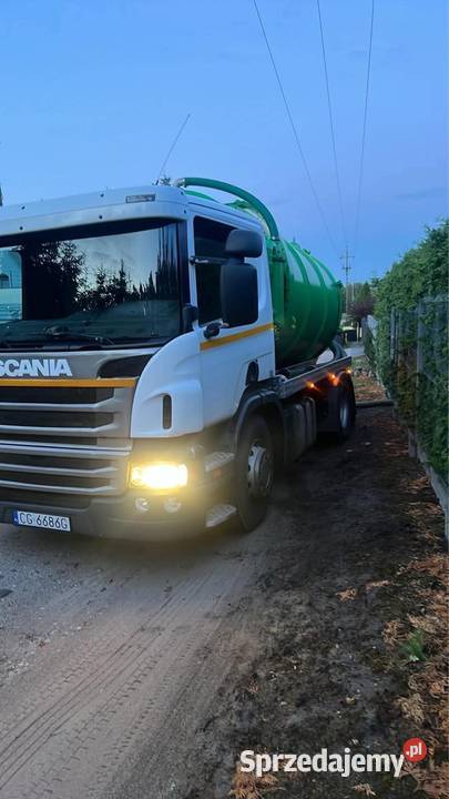 Scania P380 asenizacyjny szambiarka kujawsko-pomorskie