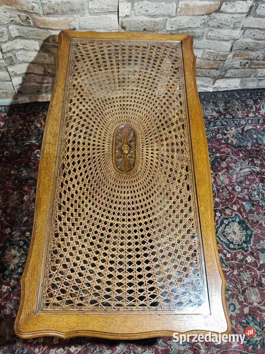 Stolik kawowy z rafią ludwik Sandomierz