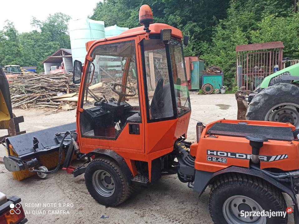 Traktor Komunalny Zamiatarka Holder Limanowa