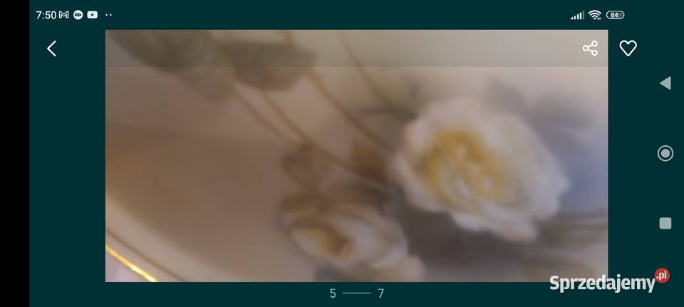 Misa w róże porcelana Suhl RS Prussia p XX wieku Wrocław