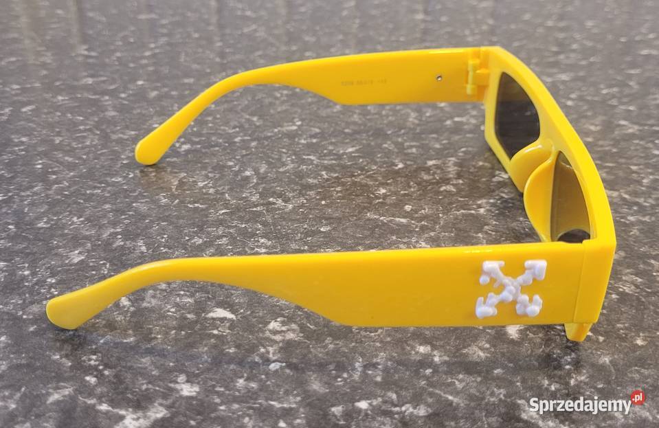 Okulary przeciwsłoneczne OffWhite żółte unisex sprzedam