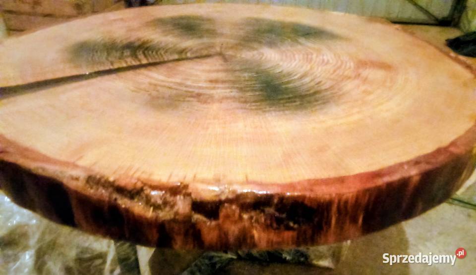 Stolik kawowy z plastra dębu Wieluń