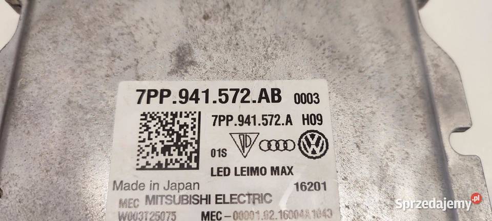 AUDI Q3 8U PRZETWORNICA MODUŁ LED 7PP941572A