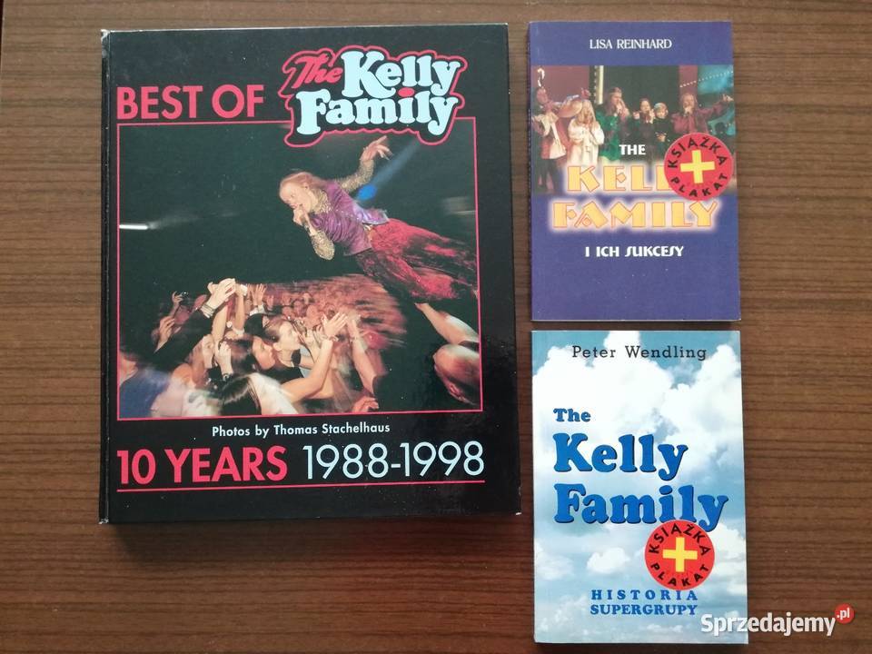 Zestaw Kelly Family Płyty Książki Autografy Gorzów Wielkopolski