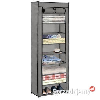 vidaXL Szafka na buty z pokrowcem szara 57 x 29