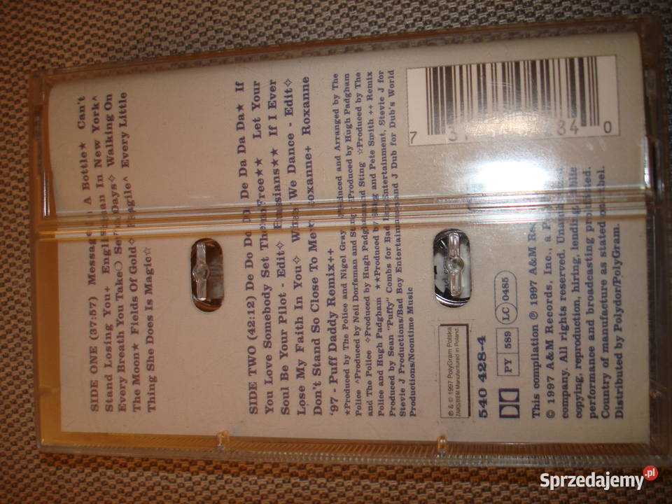 Sting The Police kaseta magnetofonowa Chrome Poznań