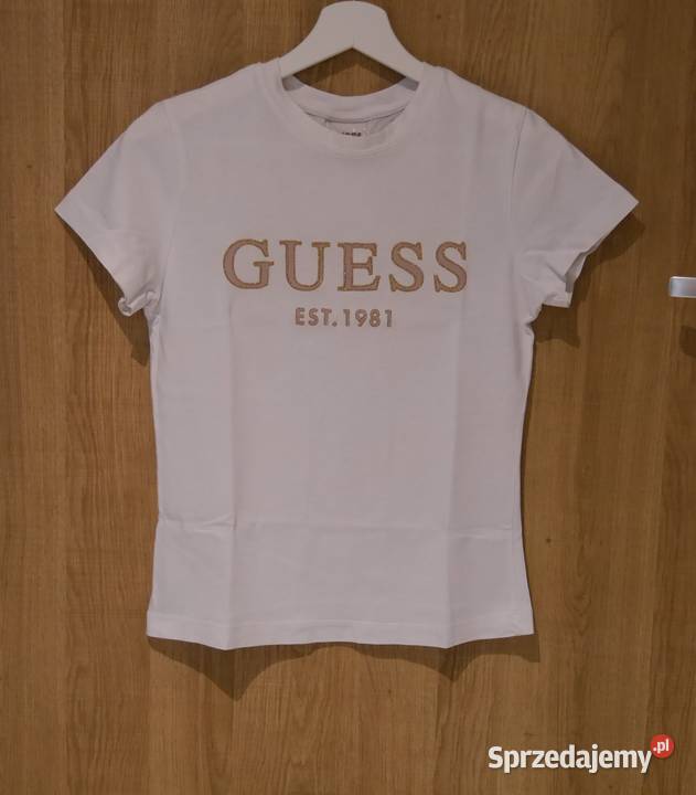 Guess śliczna bluzeczka metaliczna nitka 34 XS Bluzki i koszule dolnośląskie Wrocław