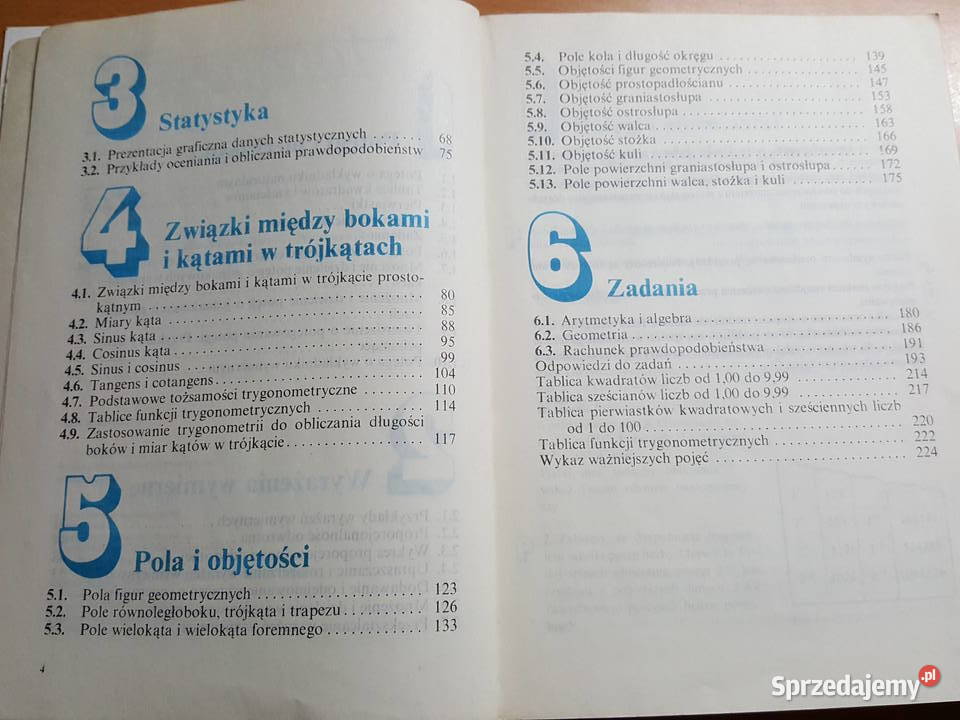 MATEMATYKA 8 podręcznik kl ósmej S Wołodźko Podręczniki Złotniki