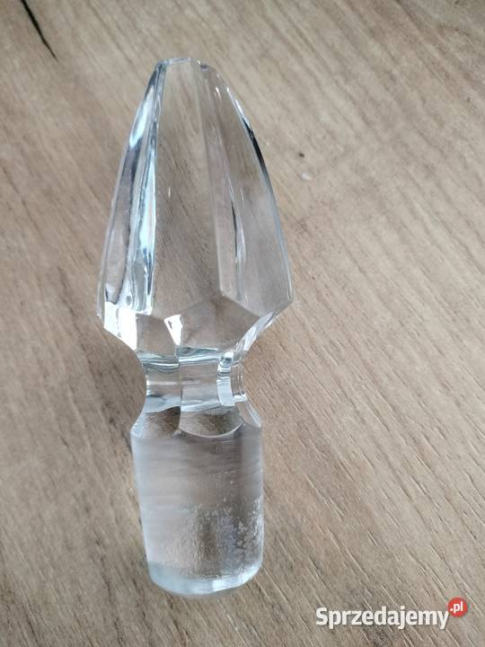 Duży kryształowy korek do karafki Choszczno