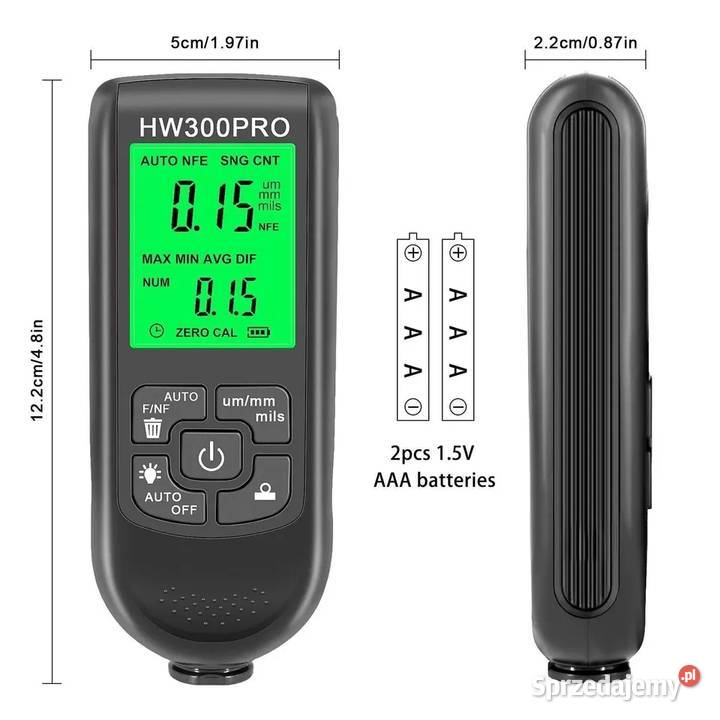 Miernik grubości lakieru wysoka precyzja dolnośląskie